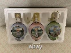 Two Sets, Vintage Precious Moments Christmas Ornaments