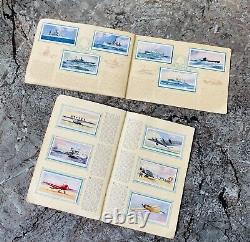 Two Sets of John Player Cigarette Card Books Modern Naval Craft/Civil Aeroplanes