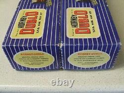 Two Vintage Boxed HORNBY DUBLO TPO Travelling Post Office Mail Van Sets 3-Rail