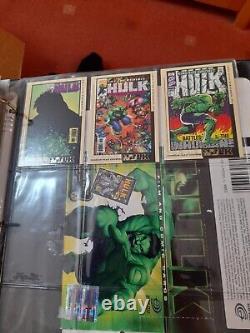 Upper Deck Hulk Film Comic Cards Base Set And Two Chase Sets