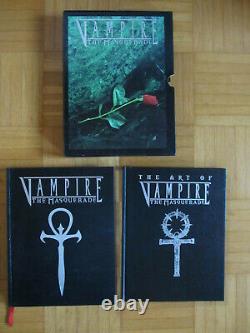 Vampire The Masquerade The Art of Vampire + Rulebook-Limited Two Book Set