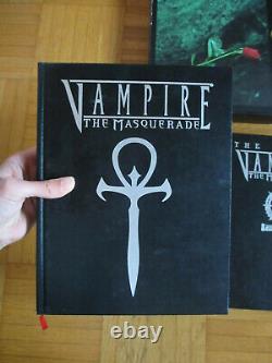 Vampire The Masquerade The Art of Vampire + Rulebook-Limited Two Book Set