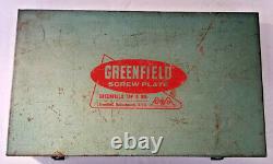 Vintage Greenfield Little Giant Two Piece Screw Plate Tap & Die Set, Orig. Box