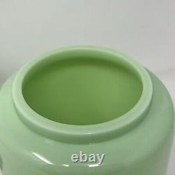 Vintage Jadeite Glass Coffee & Tea Canister Set