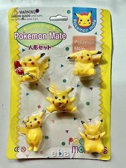 Vintage Pokemon Mate Action Figures, Two Sets New & In Original Packaging