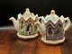 Vintage Set Of Two Sadler Teapots Queen Elizabeth And Duke Of Wellington