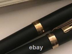 Vintage Sheaffer Prelude (346), Fountain & Ballpoint Pen Set, Matte Black/gt