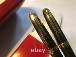 Vintage Sheaffer Prelude (366) Fountain Pen+pencil Set, Metallic Copper/gt, M Nib