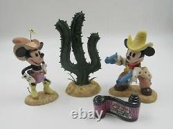 WDCC Two Gun Mickey Special Commission Colorized Set WDAC Convention Box COA
