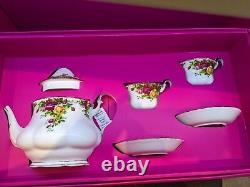 Wedgewood Old Country Roses Tea For Two Tea Service Royal Albert Two Cups And