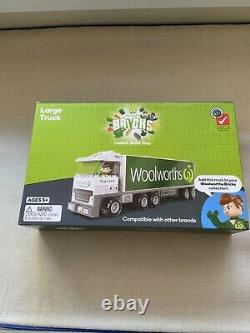 Woolworths Bricks ALL Complete Full Set Of 40+TWO Trucks+Deluxe +Figurine Pack