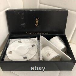 Yves Saint Laurent Cup & Saucer two-piece set White