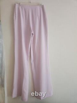 Zara Co-ord Set Tie Belt Vest +Pants Zw Collection Pink Sz XL NWT