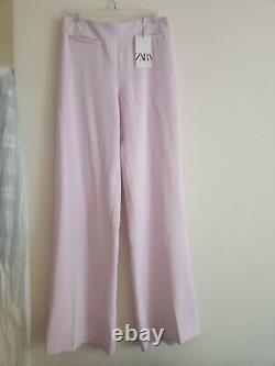 Zara Co-ord Set Tie Belt Vest +Pants Zw Collection Pink Sz XL NWT