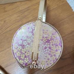Zori bag two-piece set pearl gold cherry blossom petals only used twice kimono