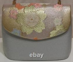 Zori bag two-piece set size 21 x 16.5 x 9.5 cm & 23.5 cm kimono accessories