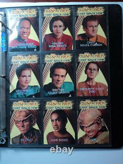 1993 Star Trek Deep Space Nine Deux Ensembles Différents + Chase + Classeur Officiel