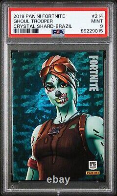 2019 Panini Fortnite Série 1 Carte GHOUL TROOPER #214 Éclat de Cristal PSA 9