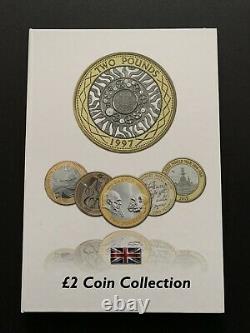 Album De La Collection £2 Pound Coin, Avec Ensemble Complet De £2 Coins