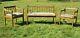 Beech Two Seat Bench Sofa + 2 X Armchair Set Collect Le8 Mcm Collect Leics. Le8 (le8)