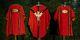 Belle Masse Rouge Réglée Avec Deux Étoles Vestment Cope Ciborium Calice