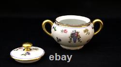 Bernardaud Limoges, service à thé en porcelaine pour deux personnes, France, 20ème siècle