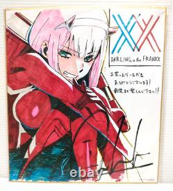 Chéri dans Franxx Zero Two Shikishi Blu-ray Disc Set de 5 scénarios rares