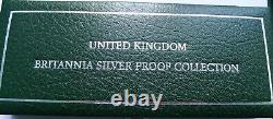 Collection Britannia 1998 Ensemble SILVER PROOF Ounce Troy. 958 Finesse COA