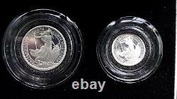 Collection Britannia 1998 Ensemble SILVER PROOF Ounce Troy. 958 Finesse COA