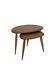 Collection Ercol Pebble Ensemble De Deux Tables En Original Og W49cm D34cm Prix De Vente Conseillé 620 £