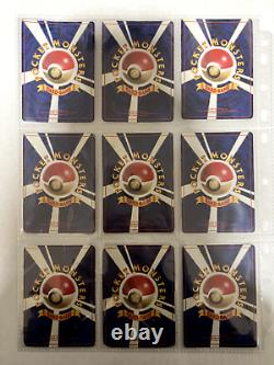 Collection complète de cartes Pokémon Base Set 102 cartes WOTC 1996 Japonais