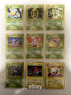 Collection complète de cartes Pokémon Base Set 102 cartes WOTC 1996 Japonais