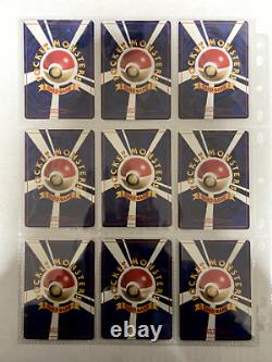 Collection complète de cartes Pokémon Base Set 102 cartes WOTC 1996 Japonais