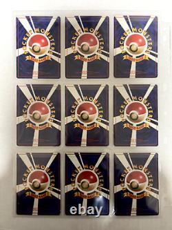 Collection complète de cartes Pokémon Base Set 102 cartes WOTC 1996 Japonais