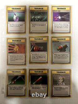 Collection complète de cartes Pokémon Base Set 102 cartes WOTC 1996 Japonais