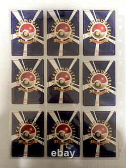 Collection complète de cartes Pokémon Base Set 102 cartes WOTC 1996 Japonais