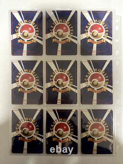 Collection complète de cartes Pokémon Base Set 102 cartes WOTC 1996 Japonais