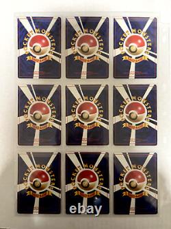 Collection complète de cartes Pokémon Base Set 102 cartes WOTC 1996 Japonais