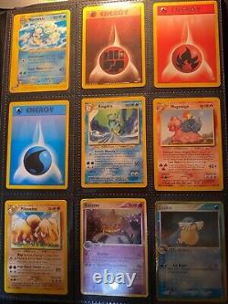 Collection de cartes Pokemon vintage Lot Binder 1ère édition Holo Rare Vintage