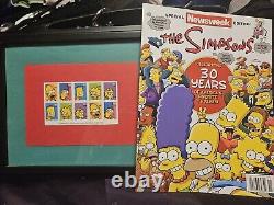 Collection de deux pièces d'objets de collection des Simpsons extrêmement rares? Composée de