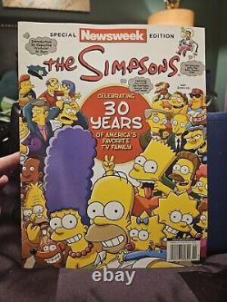 Collection de deux pièces d'objets de collection des Simpsons extrêmement rares? Composée de