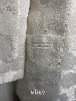 Collection de robes de mariée formelles pour femmes John Meyer Costume Blanc en Brocart Taille 8 NWOT