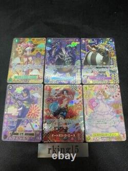 Deux légendes SP parallèles Ensemble complet de 6 Cartes spéciales de jeu de cartes ONE PIECE japonaises