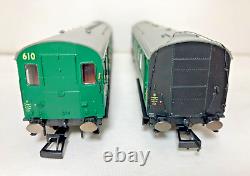 Échelle OO de HORNBY R4534 BR MAUNSELL GREEN PULL-PUSH Ensemble de deux voitures 610 Boxed