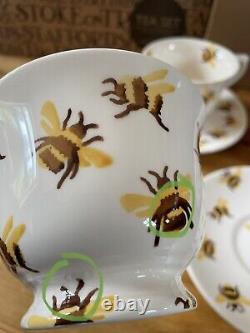 Emma Bridgewater Bumblebee Tea Set Pour Deux. Nouveaux Et Boxés. 1ère Qualité
