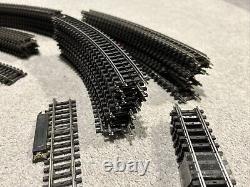 Énorme lot / ensemble de rails de modélisme ferroviaire Märklin HO K Track comprenant 140 pièces en très bon état