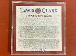 Ensemble De Collections D'argent Lewis Et Clark Two Nations