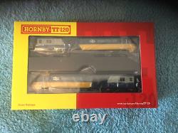 Ensemble complet HST en livrée b/g Hornby TT Gauge TT3021M, plus 8 remorques