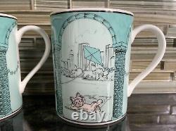 Ensemble de 2 mugs illustrés Tiffany & Co Yorkie à New York