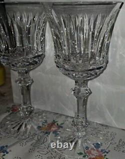 Ensemble de deux verres à vin en cristal Waterford vintage